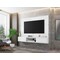 Manhattan Comfort Vernon 62.99 Floating Entertainment Center, White 236BMC6 - alternate 6